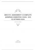 MNE3701 Assignment 5 (COMPLETE ANSWERS) Semester 2 2024 - DUE 25 October 2024