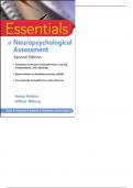 Essentials of Neuropsychological Practical New and Revised Instruments Assessment Second Edition 