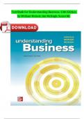 Test Bank for Understanding Business, 13th Edition by William Nickels, Jim McHugh, Susan Mc All Chapters Fully Covered A+ Guide Solution ISBN:9781260894851 Newest Version