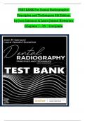 Test Bank - Dental Radiography: Principles and Techniques 6th Edition by Joen Iannucci