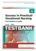 Test Bank For Community and Public Health Nursing, 10th Edition, By Cherie Rector, Mary Jo Stanley, All Chapters | Chapters 1-30 | Latest Study Guide  Review