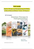 TEST BANK For Nutrition Therapy and Pathophysiology, 4th Edition by Nelms ISBN: 9780357041710, All 25 Chapters Covered, Verified Latest Edition