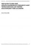 HESI Exit RN V3-|2024-2025 UPDATE/COMPREHENSIVE FREQUENTLY MOST TESTED QUESTIONS AND VERIFIED SOLUTIONS/GET IT 100% ACCURATE!!