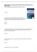 Kielhofner's Research in Occupational Therapy: Methods of Inquiry for Enhancing Practice 2nd Edition Test Bank by Renee R. Taylor