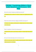 FSE2061 Thanatology Midterm Study Guide Questions and Answers 100%  Pass