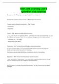 SED 2601 Learning Unit 4 Questions with solutions