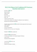 WGU D116 Pharm Unit 8 Antibiotics/STI Treatment Questions And Answers