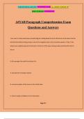 ASVAB Paragraph Comprehension Exam Questions and Answers