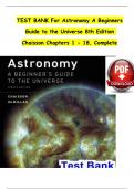 Test Bank For Astronomy A Beginners Guide to the Universe 7th edition by Chaisson