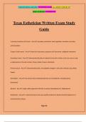 Texas Esthetician Written Exam Study Guide