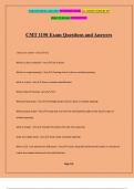 CMT 1150 Exam Questions and Answers