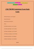 CRJ 700/900 Limitations Exam Study Guide