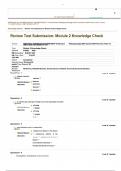 NURS 6501N Review Test Submission: Module 2 Knowledge Check