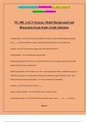 NU 308: AACN Synergy Model Background and Discussion Exam Study Guide Solutions