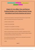 Chapter 43: Liver, Biliary Tract, and Pancreas Problems Harding: Lewis's Medical-Surgical Nursing, 11th Edition Exam Practice Questions and Answers