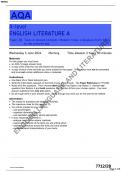 AQA-7712-2B-ENGLISH LITERATURE A QUESTION PAPER 2B:Texts in shared contexts: Modern times: Literature from 1945  to the present day-A LEVEL-Jun24