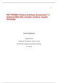 PSY-FPX5201 Powers Amethyst Assessment 1.1 Updated 2024 with complete solution; Capella University