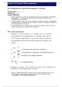 BIOL 202 Week 6 Lab 6; Quantitation of Cultured Microorganisms 2024/2025