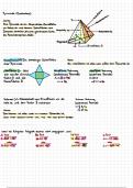 Zusammenfassung -  Mathematik quadratische Pyramide