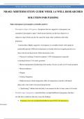 NR 602: MIDTERM STUDY GUIDE WEEK 1-4 WELL RESEARCHED SOLUTION FOR PASSING 