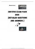 CMY3704 EXAM PACK 2025  {DETAILED QUESTIONS AND ANSWERS }