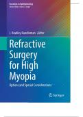 Essentials in Ophthalmology Refractive Surgery for High Myopia  medical research into clinical practice.