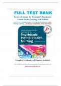 Test Bank for Davis Advantage for Townsend's Psychiatric Mental Health Nursing, 11th Edition by Karyn I. Morgan All Chapters included LATEST ||Complete A+ Guide