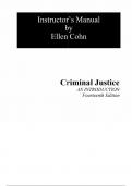 Solution Manual For Criminal Justice An Introduction, 14th Edition by Frank Schmalleger