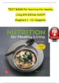 Nutrition for healthy living 5th edition by wendy schiff test bank