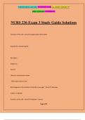 NURS 236 Exam 3 Study Guide Solutions