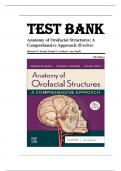 TEST BANK for Anatomy of Orofacial Structures 9th Edition by Richard W. Brand; Donald E. Isselhard, 1 - 36 | Complete Chapters  ||A+ Study Guide