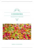 Praktijkgericht onderzoek (portfolio + codeboek)