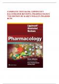 COMPLETE TEST BANK: Lippincott Illustrated Reviews: Pharmacology 7th Edition by Karen Whalen PharmD BCPS