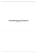 Samenvatting -  Sustainable Business Management