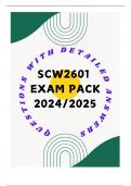 SCW2601 EXAM PACK 2024/2025