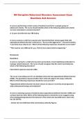 RN Disruptive Behavioral Disorders Assessment Exam Questions And Answers