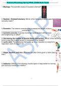 Anatomy_Physiology Spring FINAL EXAM Study Guide.