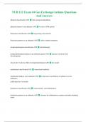 NUR 122 Exam #4 Gas Exchange/Asthma Questions And Answers