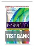 TEST BANK COMPLETE PHARMACOLOGY A PATIENT -CENTERED NURSING PROCESS APPROACH. COMPLETE TEST BANK. 11TH EDITION 1-58 CHAPTERS