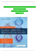 TEST BANK For Tietz Fundamentals of Clinical Chemistry and Molecular Diagnostics, 8th Edition by Nader Rifai, Verified Chapters 1 - 49, Complete Newest Version