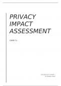 Case uitwerking Privacy Impact Assessment (1415HR212Z), Cijfer 7,5