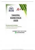 TAX3701 EXAM PACK 2025