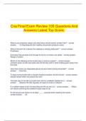   Cna Final Exam Review 100 Questions And Answers Latest Top Score.