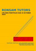 LML4804 PORTFOLIO ANSWERS DUE 25 OCTOBER 2024.This document contains well answered and unique answers that will help you score a very good mark, contact 0/6/7/1/1/8/9/0/5/9 for assignment and exam assistance.