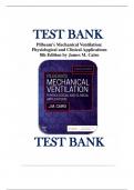 Test Bank For Pilbeam's Mechanical Ventilation: Physiological and Clinical Applications 8th Edition by James M. Cairo, 2024 | All Chapters 1-23,  LATEST U PDATED COMPLETE 