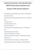 BKAT Review Exam Questions and Answers 100% Solved | Rated A+