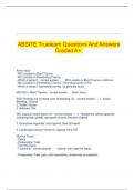   ABSITE Truelearn Questions And Answers Graded A+.