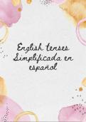 English tenses explicación en español