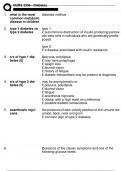 NURS 2356 - DIABETES |  UPDATE | COMPREHENSIVE MOST FREQUENTLY TESTED QUESTION WITH VERIFIED SOLUTIONS| GRADED A+| GET IT 100% ACCURATE!!