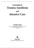 Essentials of Trauma Anesthesia and Intensive Care Dr Babita Gupta